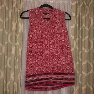 Red dressy tank